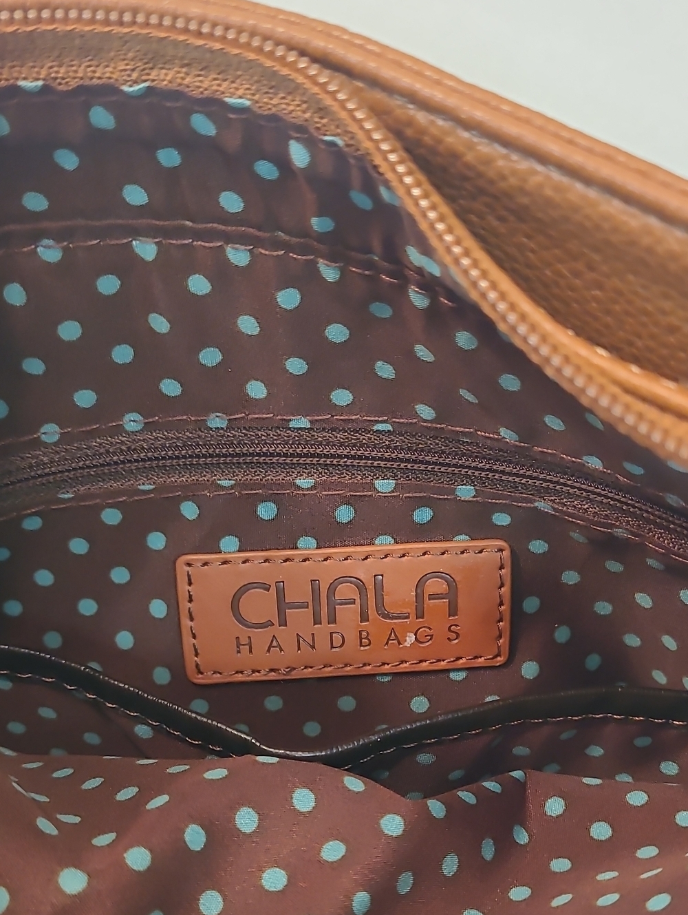 Dog Lover's Chala Paw Accent Vegan Brown/Black Crossbody Bag Adjustable Strap - Picture 15 of 16